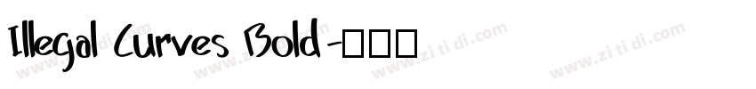 Illegal Curves Bold字体转换